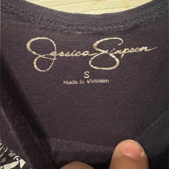 Navy Blue Jessica Simpson “Trailblazer” Top - Picture 5 of 8
